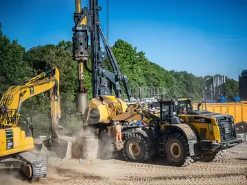 Bauer Resources sanierte ein Areal nahe Duisburg: Mittels Austauschbohrungen wurde der verunreinigte Boden durch unbelastetes Material ersetzt. 