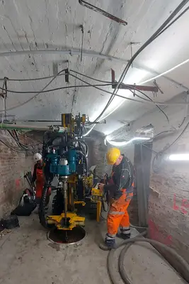 Das Spesa-Team stellte 195 Pfähle mit einer Länge von bis zu 10 m her.