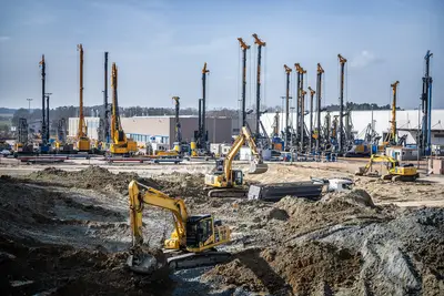Mit der Werkserweiterung setzt die BAUER Maschinen GmbH ein klares Signal für den Standort Aresing.